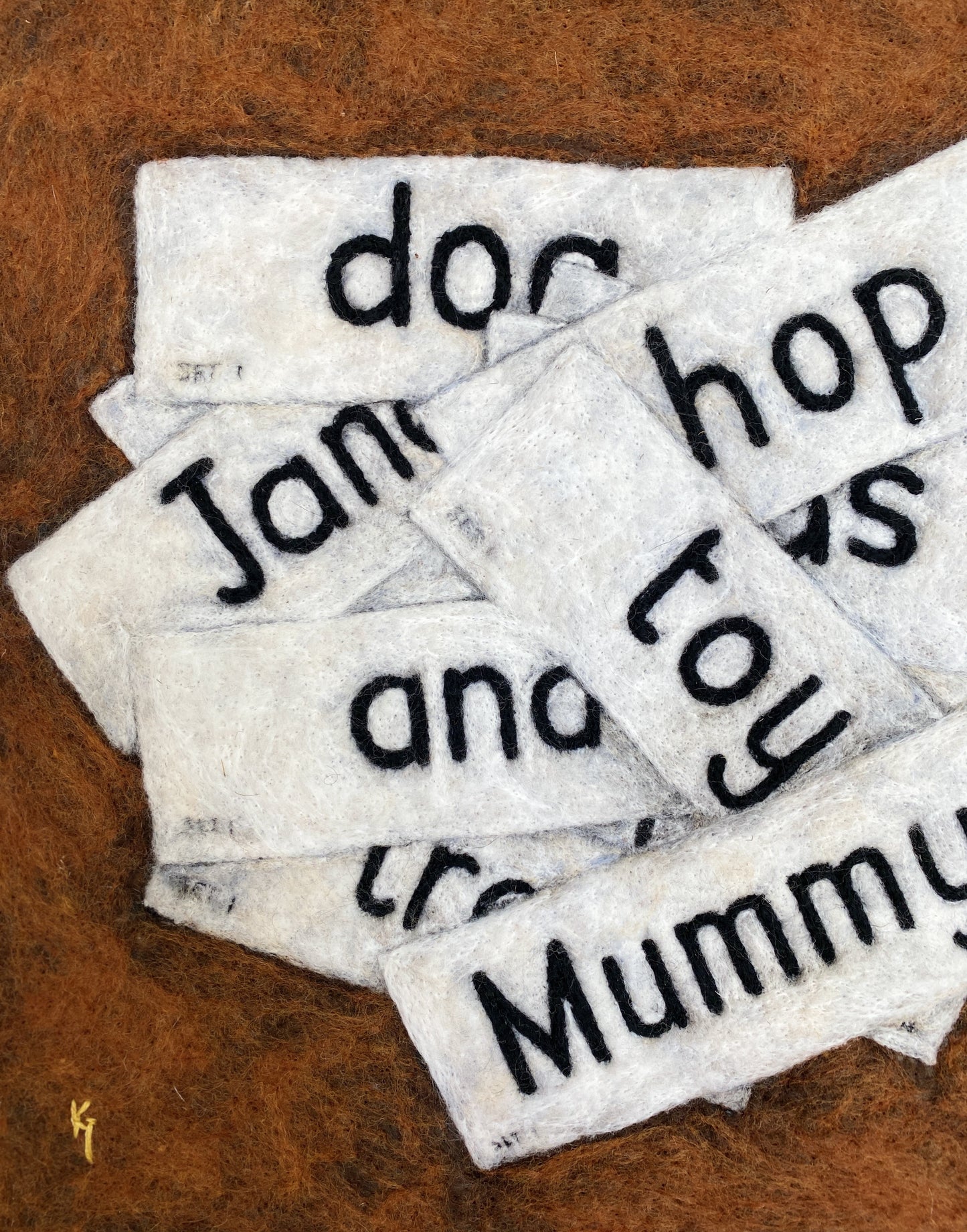 Flash Cards On The Carpet, 1976
