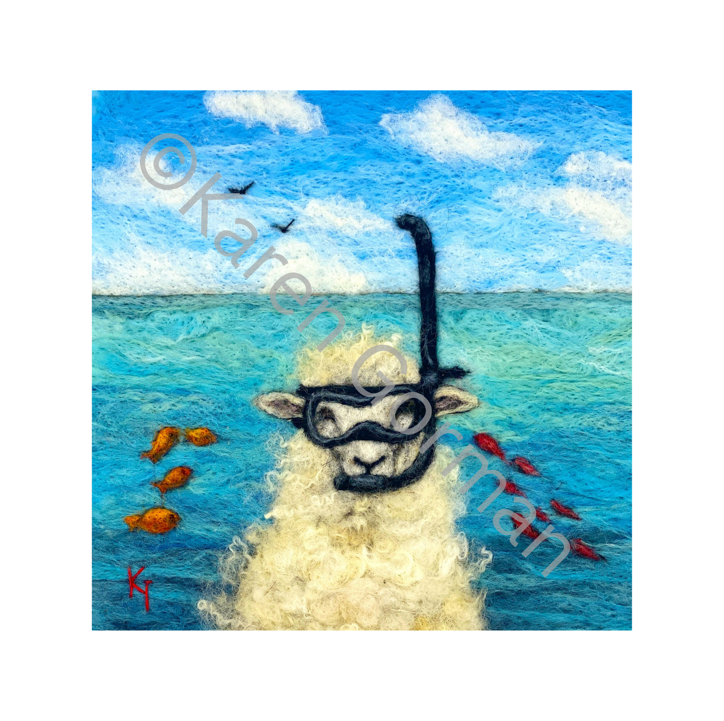 Swimming With The Fishes (card)