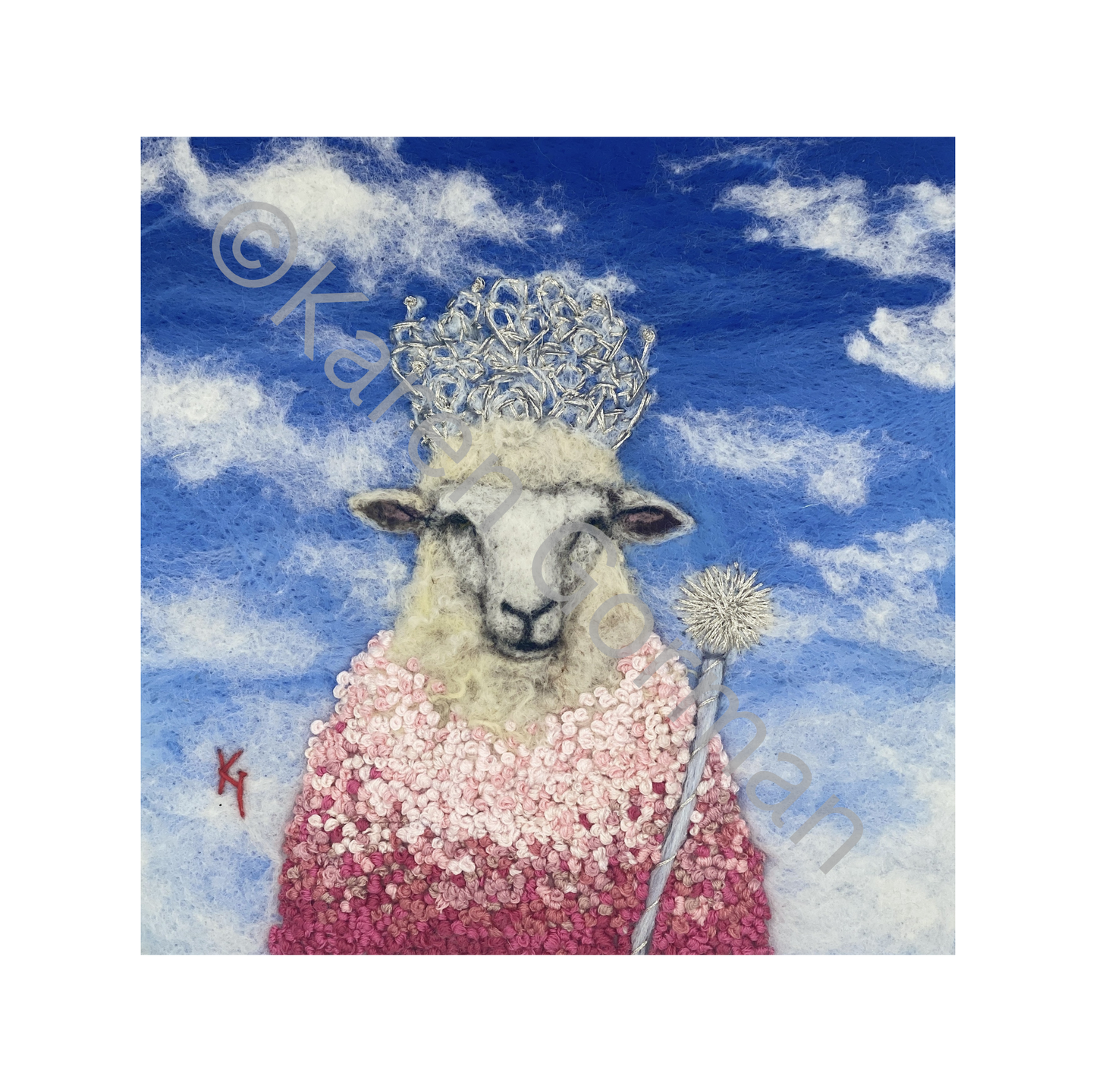 Glenda As Glinda (card)