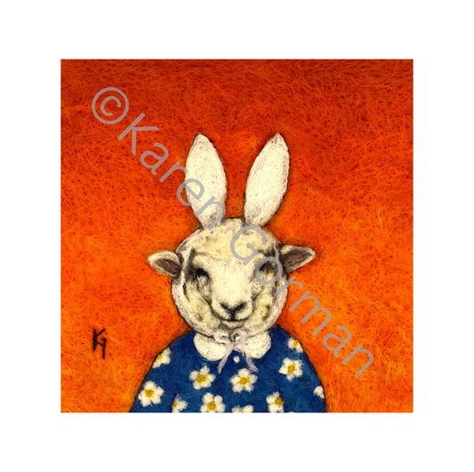 Matilda As Miffy (On Her Birthday) (card)